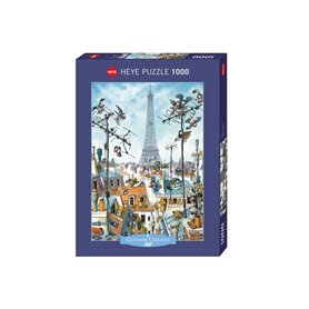 Puzzle 1000 piezas, Eiffel Tower, Loup
