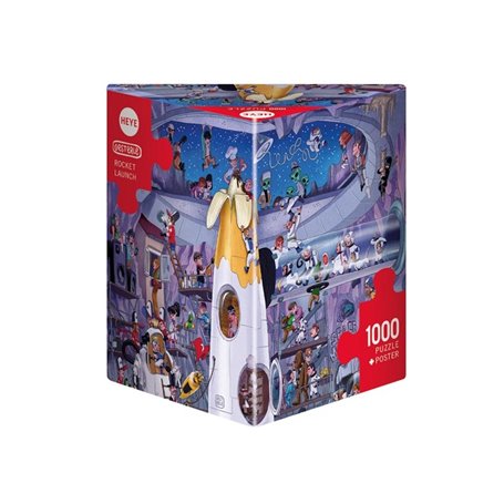 Puzzle 1000 piezas, Rocket Launch, Oesterle (Triangular)