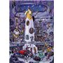 Puzzle 1000 piezas, Rocket Launch, Oesterle (Triangular)