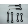 Rótulas y brazos de control V912 en Recambios para helicóptero V912 WLTOYS de Hobbyteam