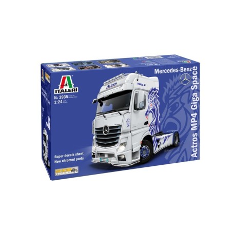 Maqueta Camión Italeri MERCEDES-BENZ ACTROS M94 Giga Space 1/24 en Camiones y Coches Rally Italeri de Hobbyteam