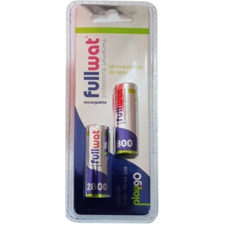 Kit 2 baterías Ni-MH Fullwat R6/AA-2800mAh en Baterías Ni-Mh de Hobbyteam