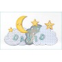 Cartel Luna Puerta Infantil