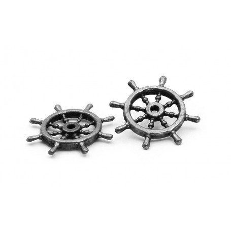 Rueda timón 24mm para modelismo naval - occre