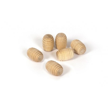 Kit de 6 barriles para modelismo Occre (17x12mm)
