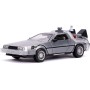Coche en miniatura Delorean Regreso al Futuro II 1/24 con luces en Coches a Escala de Hobbyteam
