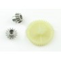 Corona Central y 2 piñones Metal Wltoys A959/A969/A979/K929124018/124019/144001