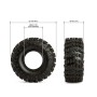 Kit 2 neumáticos GMADE 1.9'' MT 1904 para coches RC Crawlers OFF-ROAD 1/10 en Ruedas RC de Hobbyteam
