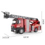 Camión de Bomberos RC HUINA con escalera y cañón de agua 1/14 en Camiones RC de Hobbyteam