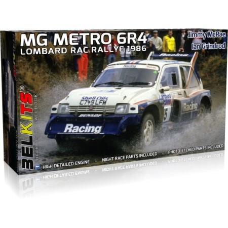 Maqueta BELKITS Coche MG Metro 6R4 Lombard RAC Rally 1986 1/24 en Modelismo BelKits de Hobbyteam