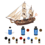 Pack Maqueta Barco Occre CANDELARIA con pinturas, tintes y barniz en Packs OcCre de Hobbyteam