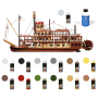 Pack Maqueta Barco Occre MISSISSIPPI con pinturas y barniz en Modelismo naval de Hobbyteam