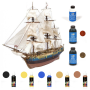 Pack Maqueta Barco Occre BOUNTY con pinturas, tintes y barniz en Modelismo naval de Hobbyteam