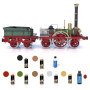 Pack Locomotora Occre ADLER con pinturas, tinte y barniz en Packs OcCre de Hobbyteam