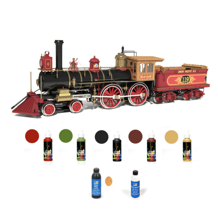 Pack Locomotora Occre ROGERS 119 con pinturas, tinte y barniz en Packs OcCre de Hobbyteam