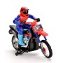Moto teledirigida con humo, luz y sonido 1/10 20Km/h en Radiocontrol para Niños de Hobbyteam