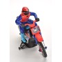 Moto teledirigida con humo, luz y sonido 1/10 20Km/h en Radiocontrol para Niños de Hobbyteam