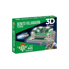 Puzzle 3D Estadio Benito Villamarín Real Betis (con luz)