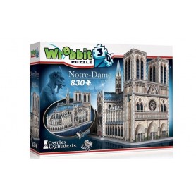 Puzzle 3D Wrebbit Notre Dame París (830pz)