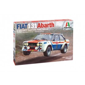 Fiat 131 Abarth 1977 Sanremo Rally winner escala 1/24