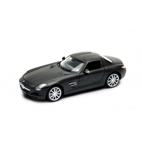 Mercedes-Benz SLS AMG 1/24 Welly Matte Black – Welly – Hobbyteam