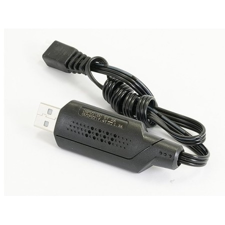 Cargador Balanceador USB LIPO 7,4V 1300mAh en Monster Truck Vortex A979 Wltoys de Hobbyteam