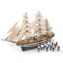 Pack completo Maqueta Amerigo Vespucci con pinturas, tintes y barniz en Packs OcCre de Hobbyteam