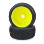 Kit de 4 Ruedas Buggy 1/8 con Llanta Amarilla Lenticular y Microtaco en Ruedas RC de Hobbyteam