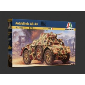 Tanque 1/72 Autoblindada AB 43 -ITALERI