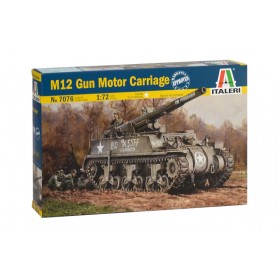 Tanque 1/72 M12 Gun motor Carriage - ITALERI