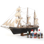 Pack pinturas acrílicas, tintes y barniz para la maqueta barco de madera Endurance Occre 12008 en Pinturas y Pinceles para Maquetas de Hobbyteam