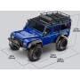 Mini Traxxas TRX-4M Land Rover Defender 1/18 (Brushed) en Traxxas TRX-4M de Hobbyteam