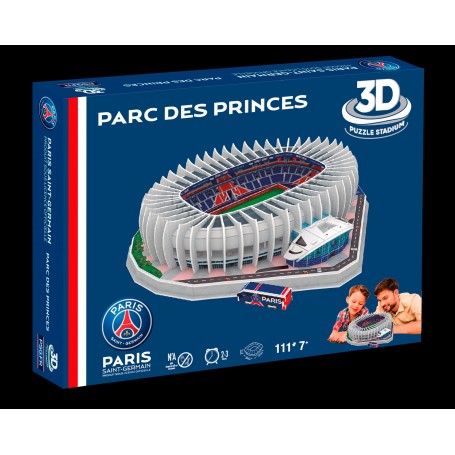 Puzzle 3D del Estadio Parc des Princes (PSG)