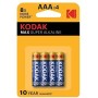Kit 4 pilas alcalinas KODAK LR03-AAA 1,5V en Pilas Alcalinas de Hobbyteam
