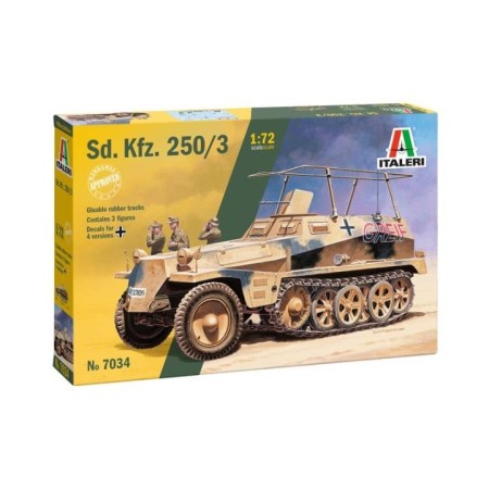 Maqueta del Vehículo Militar Italeri Sd. Kfz. 250/3 1/72 en Vehículos Militares Italeri de Hobbyteam