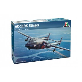 Avión Militar Italeri AC-119K Stinger Trainer 1/72