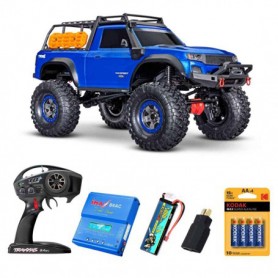 Pack Traxxas TRX-4 Sport High Trail Edition 1/10 (Brushed) Azul con 4 accesorios