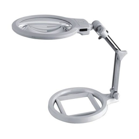 Lupa plegable de sobremesa con LED para modelismo en Herramientas para maquetas de madera de Hobbyteam