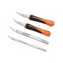 Kit de herramientas de corte: 4 cutters y 10 cuchillas en Herramientas para maquetas de madera de Hobbyteam