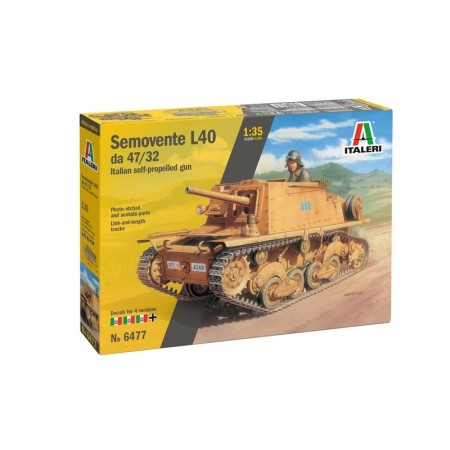 Maqueta del Tanque Italeri Semovente L40 da 47/32 1/35 en Vehículos Militares Italeri de Hobbyteam