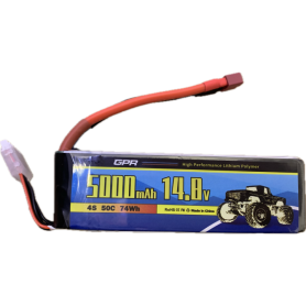 Batería Lipo 14.8V (4S) 5000mAh 50C (T-Dean)