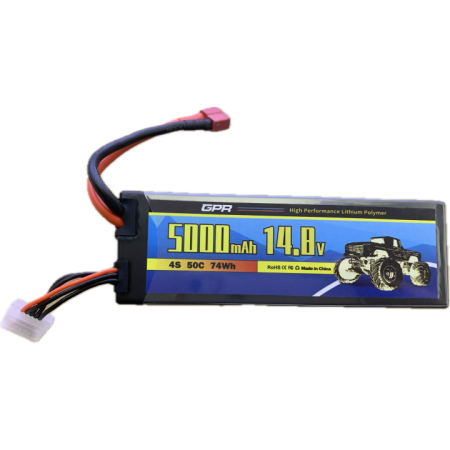 Batería Lipo 14.8V (4S) 5000mAh 50C Hardcase (T-Dean) en Baterías Lipo de Hobbyteam