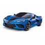 Pack Traxxas Corvette Chevrolet Stingray 1/10 Azul Con 4 Accesorios
