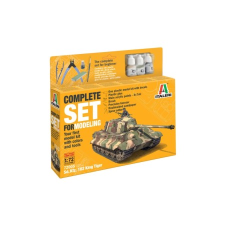 Complete Set Maqueta del Tanque Sd. Kfz. 182 King Tiger 1/72 en Complete Sets Italeri de Hobbyteam