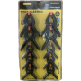 Kit 10 Pinzas de plástico para modelismo