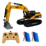 Pack Excavadora RC Metálica Huina V4 1/14 (Full Metal) con Batería Extra en Excavadoras RC de Hobbyteam