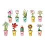 Plantas con maceta en Kit Cubix (10 modelos) en Bloques de construcción de Hobbyteam
