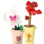 Plantas con maceta en Kit Cubix (10 modelos) en Bloques de construcción de Hobbyteam