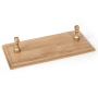 Base de pie de roble + soportes metálicos en Accesorios para maquetas navales de Hobbyteam