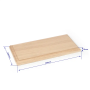Base de pie de roble + soportes metálicos en Accesorios para maquetas navales de Hobbyteam